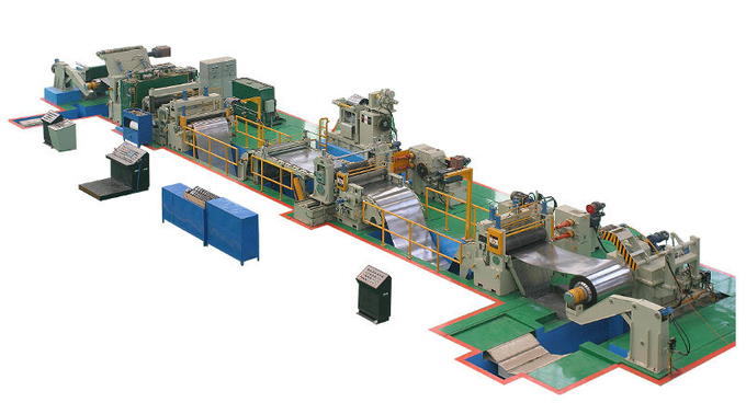 Φ760mm  Coil I.D. Middle Thick Steel Coil Slitting Line For 1-6mm Stainless Steel Coils 1