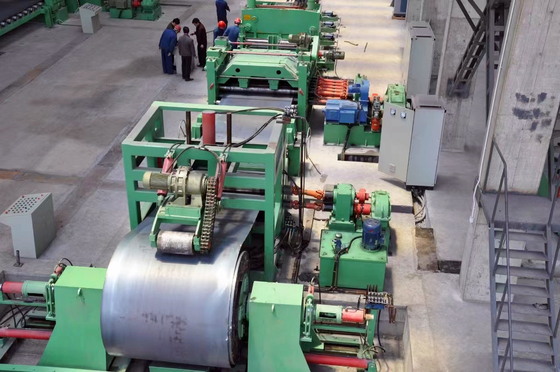 1600mm Wide Middle Thick Coil Cut To Length Line For 6mm Thick Carbon Steel Plate