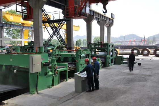 1600MM Thick Plate Cut To Length Line For 3-12 MM Thick Carbon steel Sheet