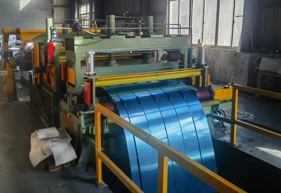 8mm Thick 1800mm Galvanized Metal Coil Slitting Machine 80M/Min High Efficiency