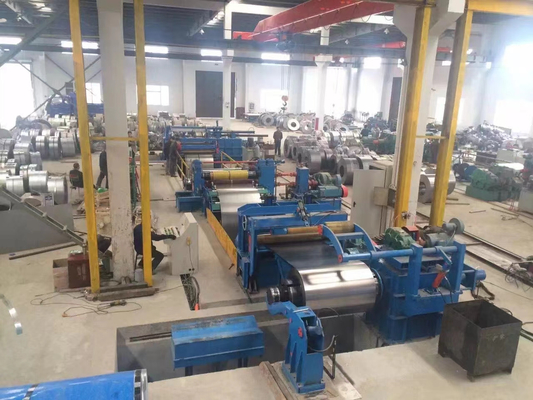 50m/Min Hot Rolled Metal Coil Slitter Machine With Automatic PLC Control