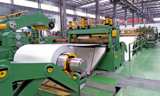 Galvanized Thick Sheet Metal Coil Slitter Machine For Structural Steel Fabrication