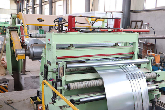 20x1600mm Automatic Cold Rolled Steel Coil Slitter Machine With 760 Coil Inner Diameter