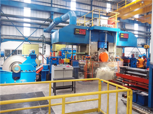 Φ350×350 Hydraulic 4 High Cold Rolling Mill PLC Control For Low Carbon Steel Strip