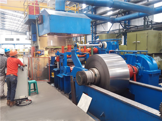 3mm 4 Hi Reversible Cold Rolling Mill Machine For Low Alloy Strip With Mechanical Screwdown