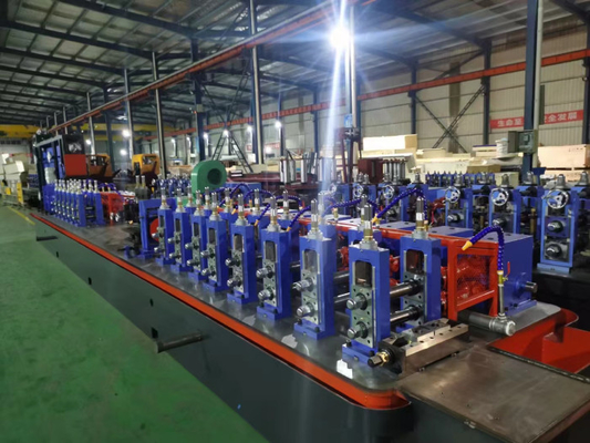 60m/Min 114mm High Frequency Welded Tube Mill Line With 300KW Solid State HF Welder