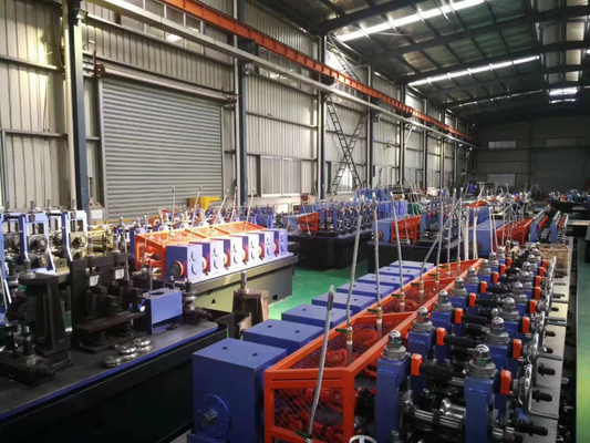 6mm Thickness High Frequency Welded Tube Mill Machine For Round Tube And Square Tube