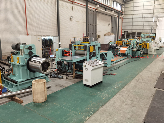 1.5mm Thick 1250mm Wide Carbon Steel Slitting And Cut To Length Line For Furniture