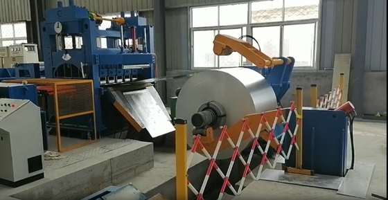 1550mm Medium Gauge Cut To Length Line 4mm Thickness Cut To Length Production Line