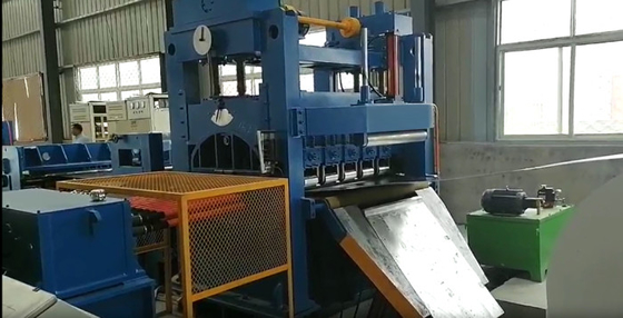 380V 50Hz 3Ph 4*2000mm Automatic Cut To Length Line With Pneumatic Stacker
