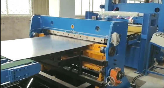 60m/Min High Speed Middle Thick Coil Cut To Length Line For 8mm Metal Sheets